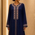 Caftan bleu marine