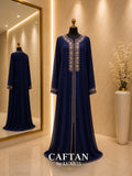 Caftan bleu marine